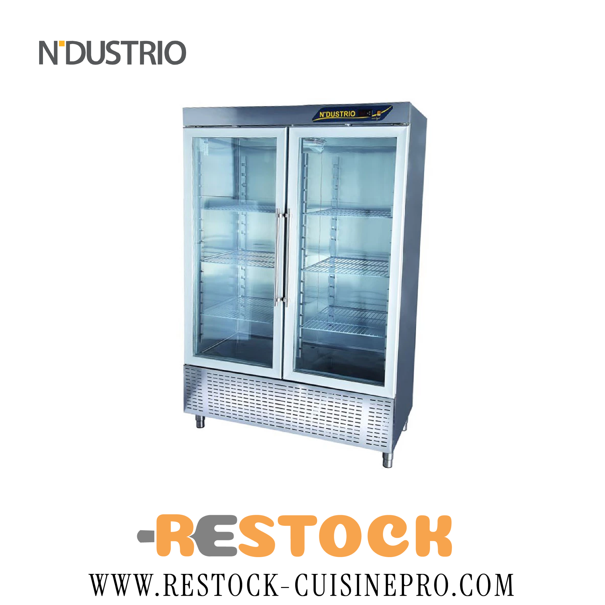 ARMOIRE 2 PORTES VITREE 1200 L POSITIVE 1400x710x2100 CPS-202-GD