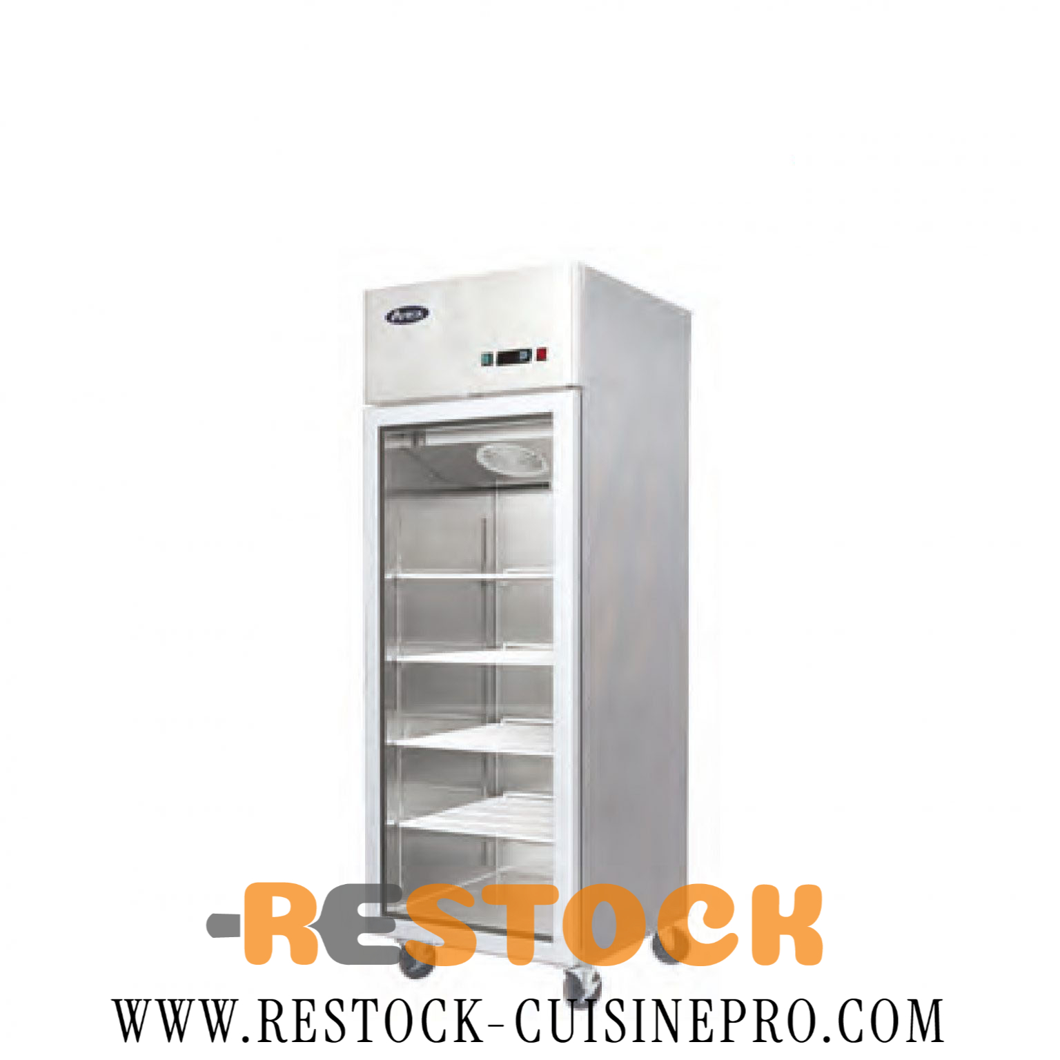 Armoire 1 Porte Vitrée Positive Statique 420L – CUISIFRIOT