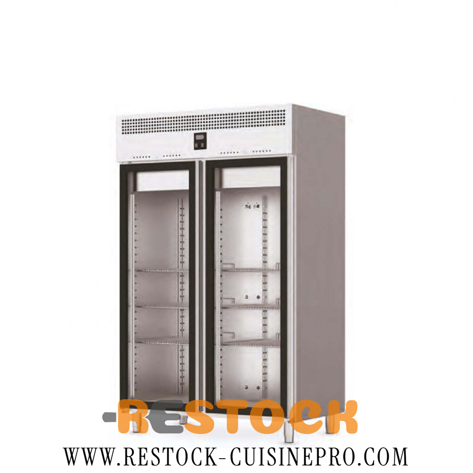 Armoire 2 Portes Vitrées Positive 1400L – CUISIFRIOT