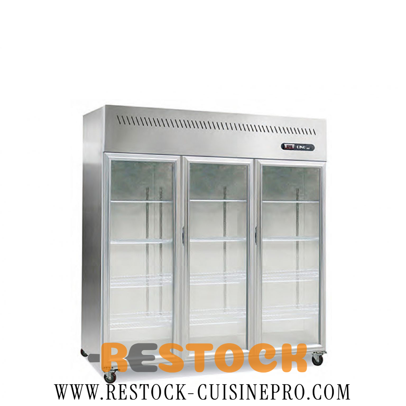 Armoire 3 Portes Vitrées Positive Statique 1380L – CUISIFRIOT