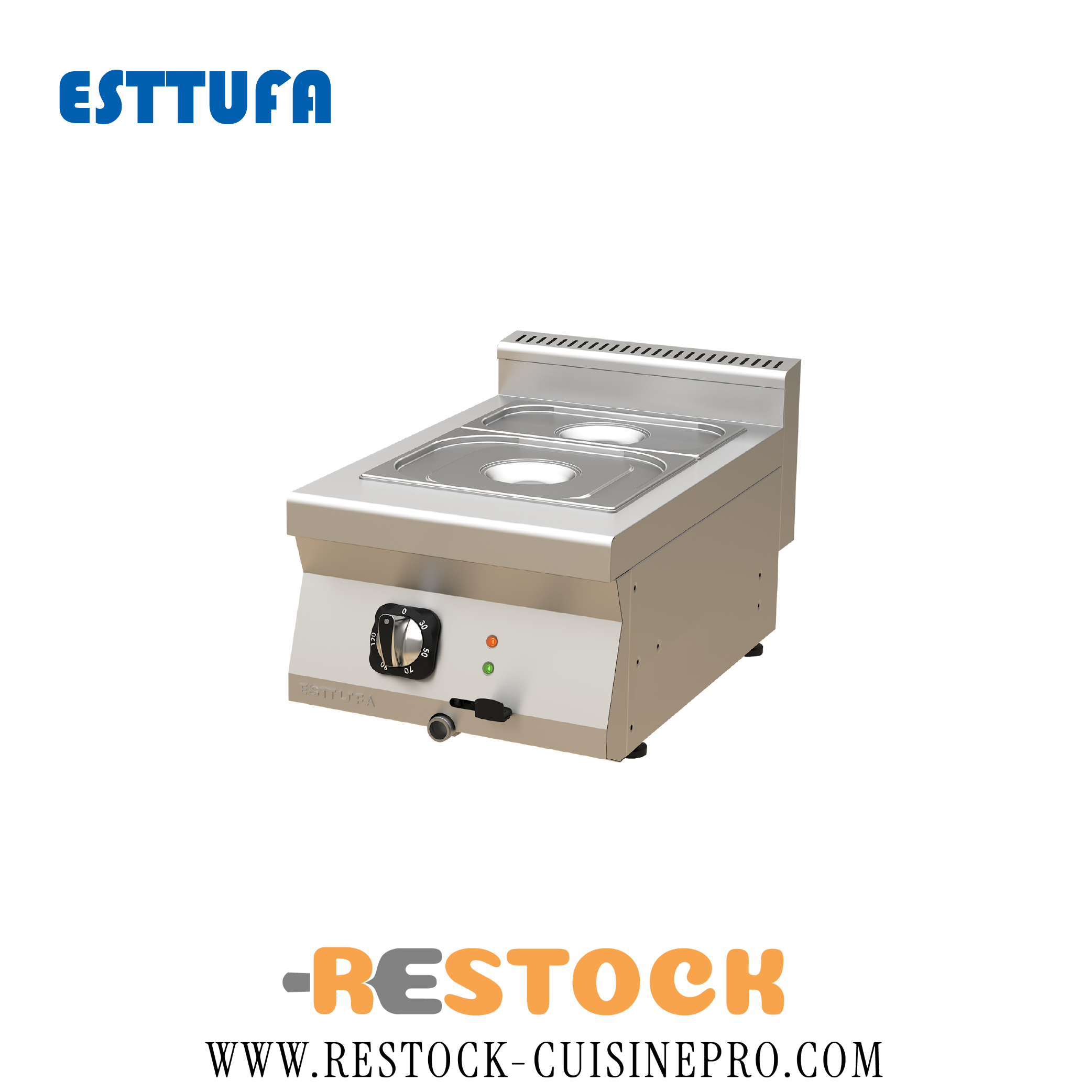 BAIN MARIE ELECT SIMPLE A POSER 400x630x300 TC.6SE400