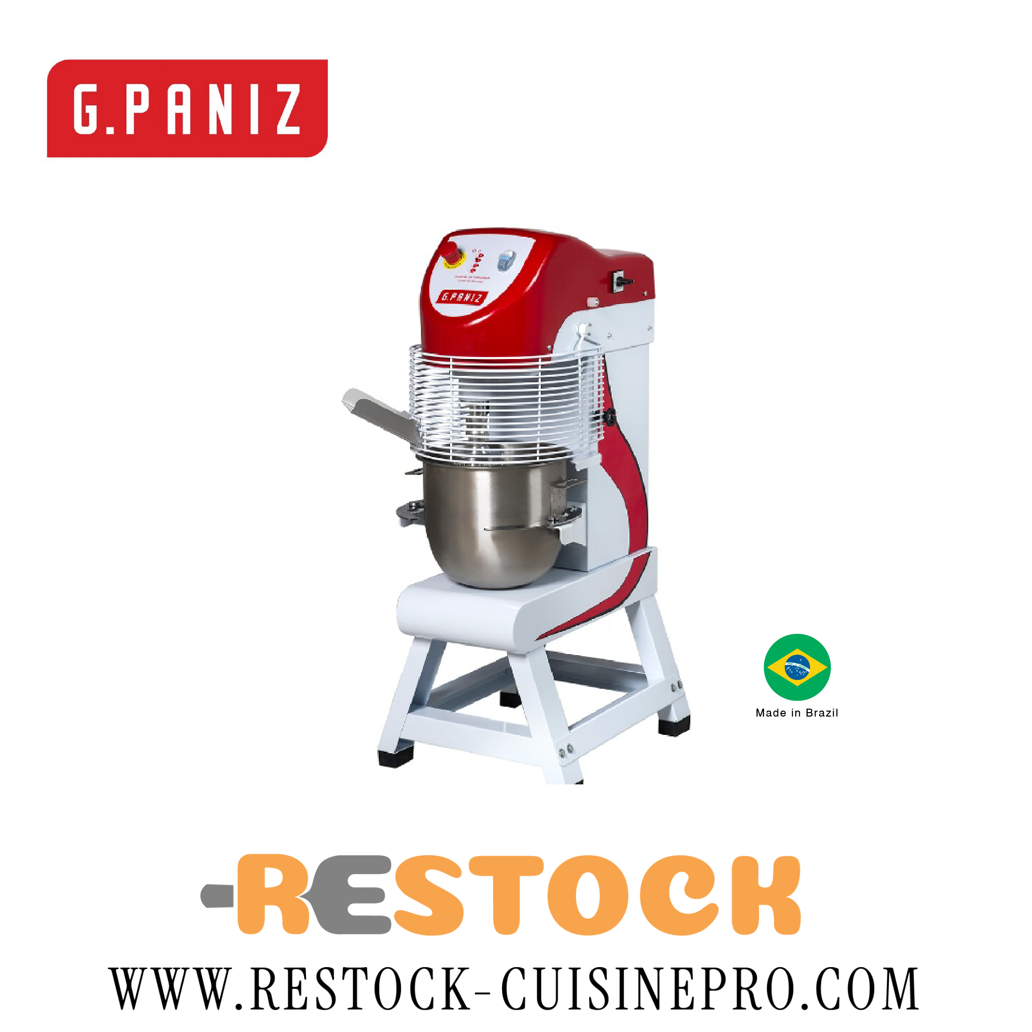 BATTEUR MELLANGEUR 20 L 4 VITESSES 220 V BP18EL