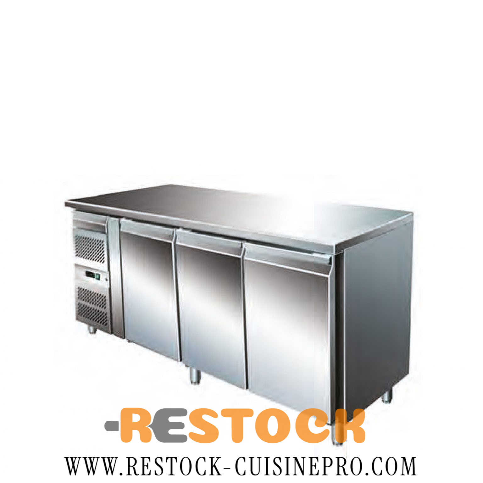 COMPTOIR BAR 3 PORTES INOX – FRESCO