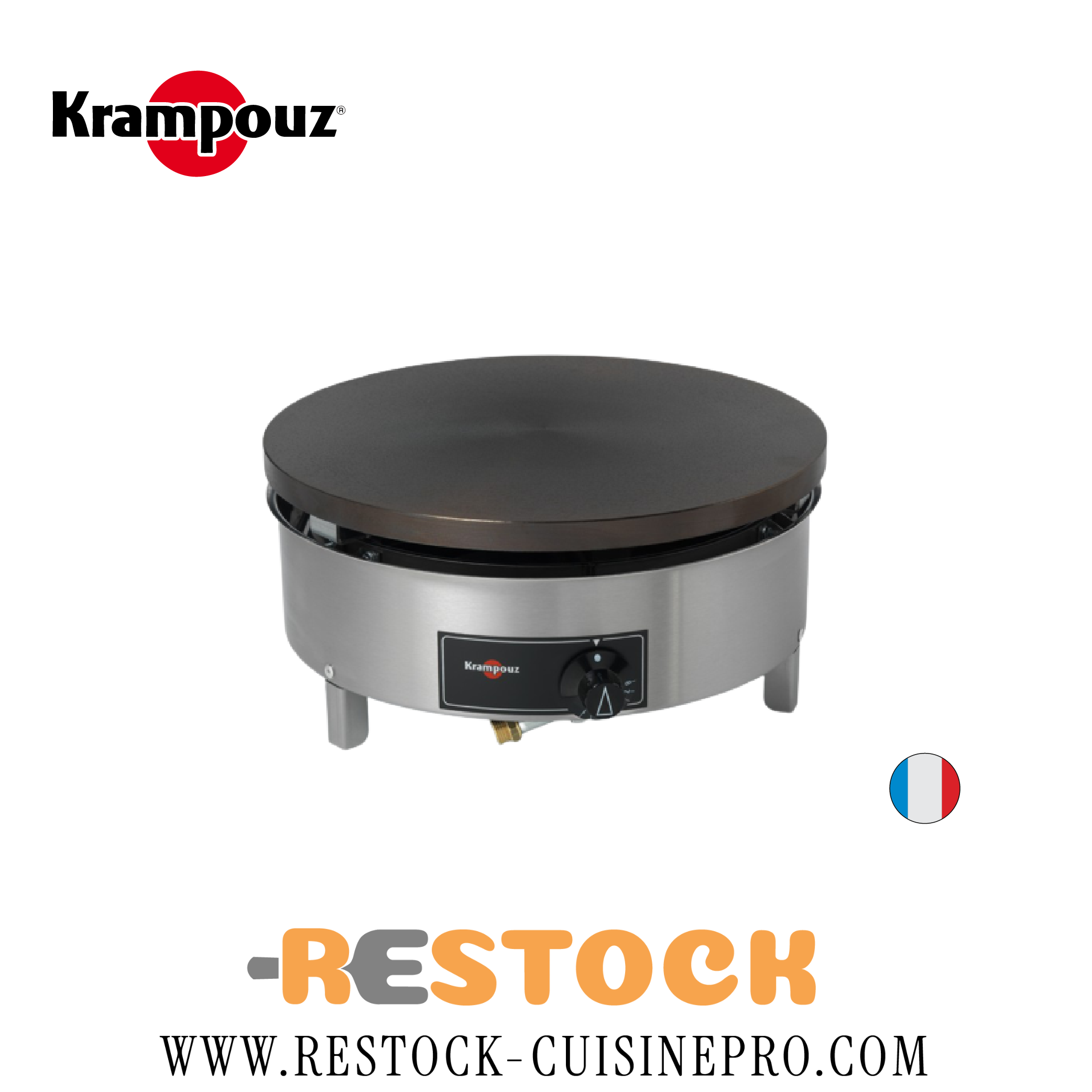 CREPIERE A GAZ SIMPLE Q.40 CGBIN4AA