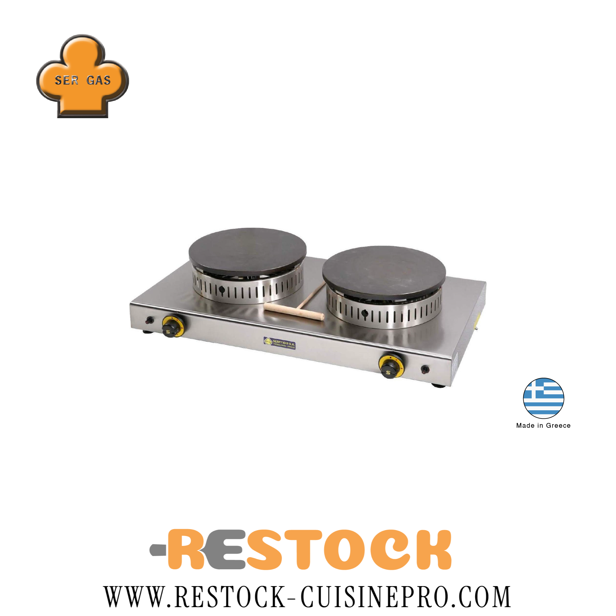 CREPIERE GAZ DOUBLE D 35 KG2-35