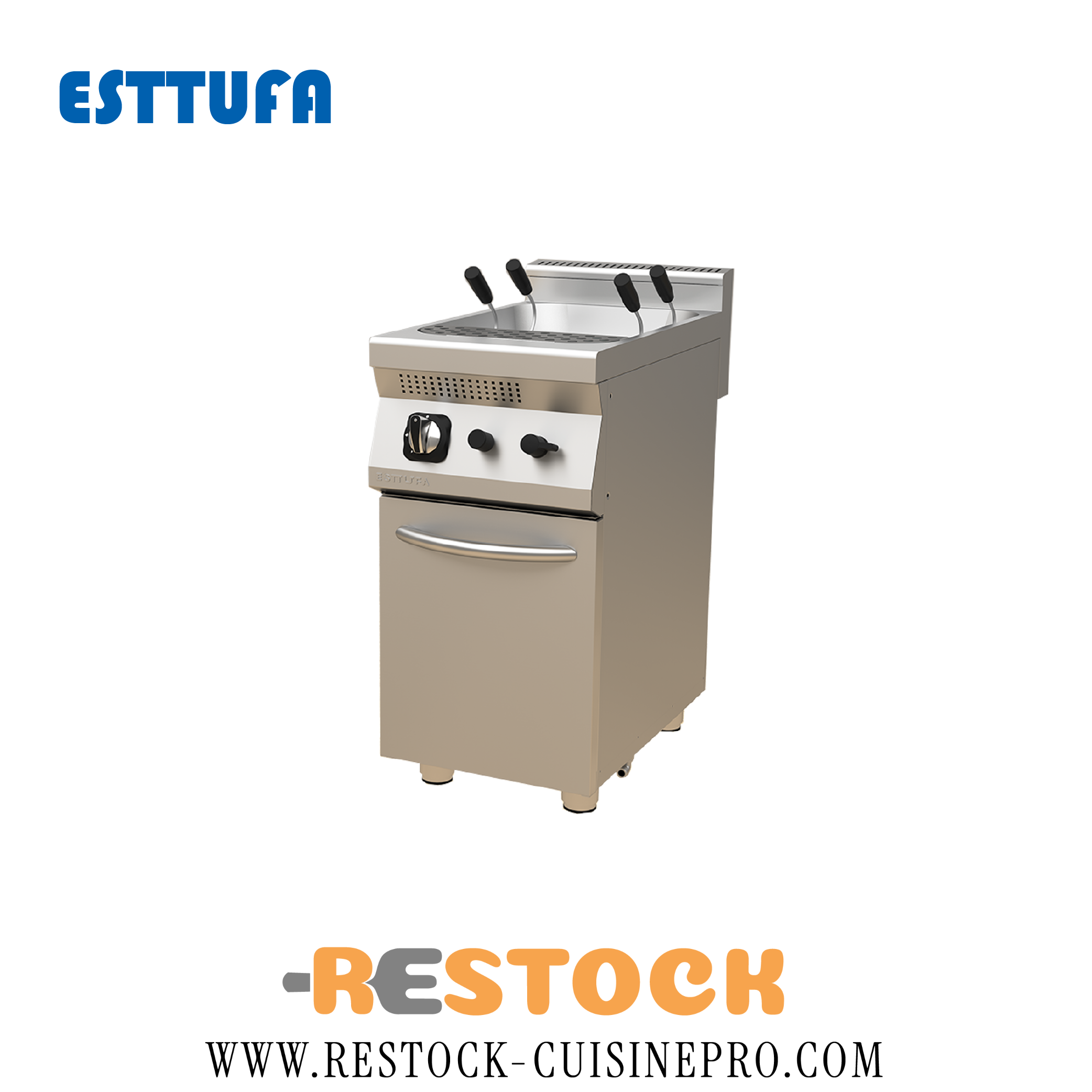 CUISEUR A PATE GAZ SIMPLE SUR MEUBLE 400x700x850 TC.7MG400