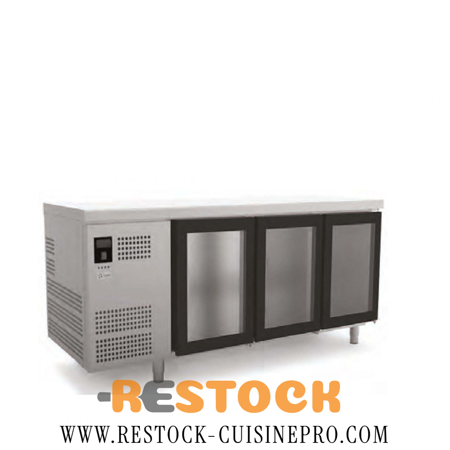 Comptoir Réfrigéré 2 Portes Vitrées 1500 – COLDKIT