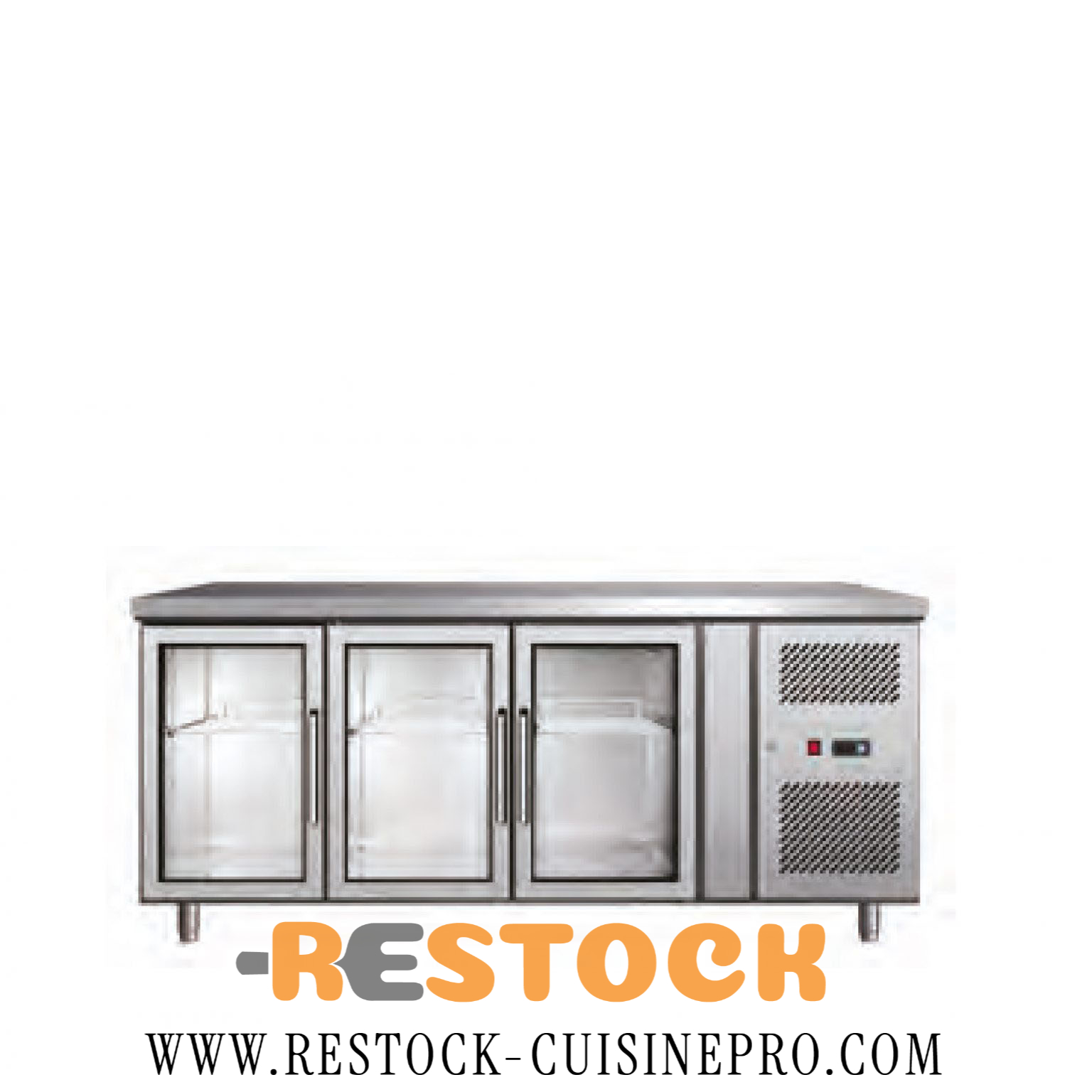 Comptoir Réfrigéré 4 Portes Vitrées 2230 – CUISIFRIOT