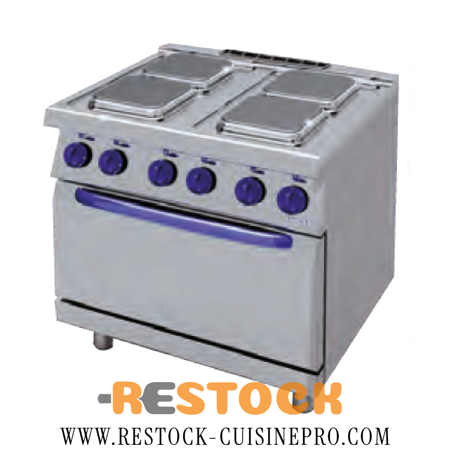Cuisinière 4 Plaques sur Four Electrique G700 – PRIMAX