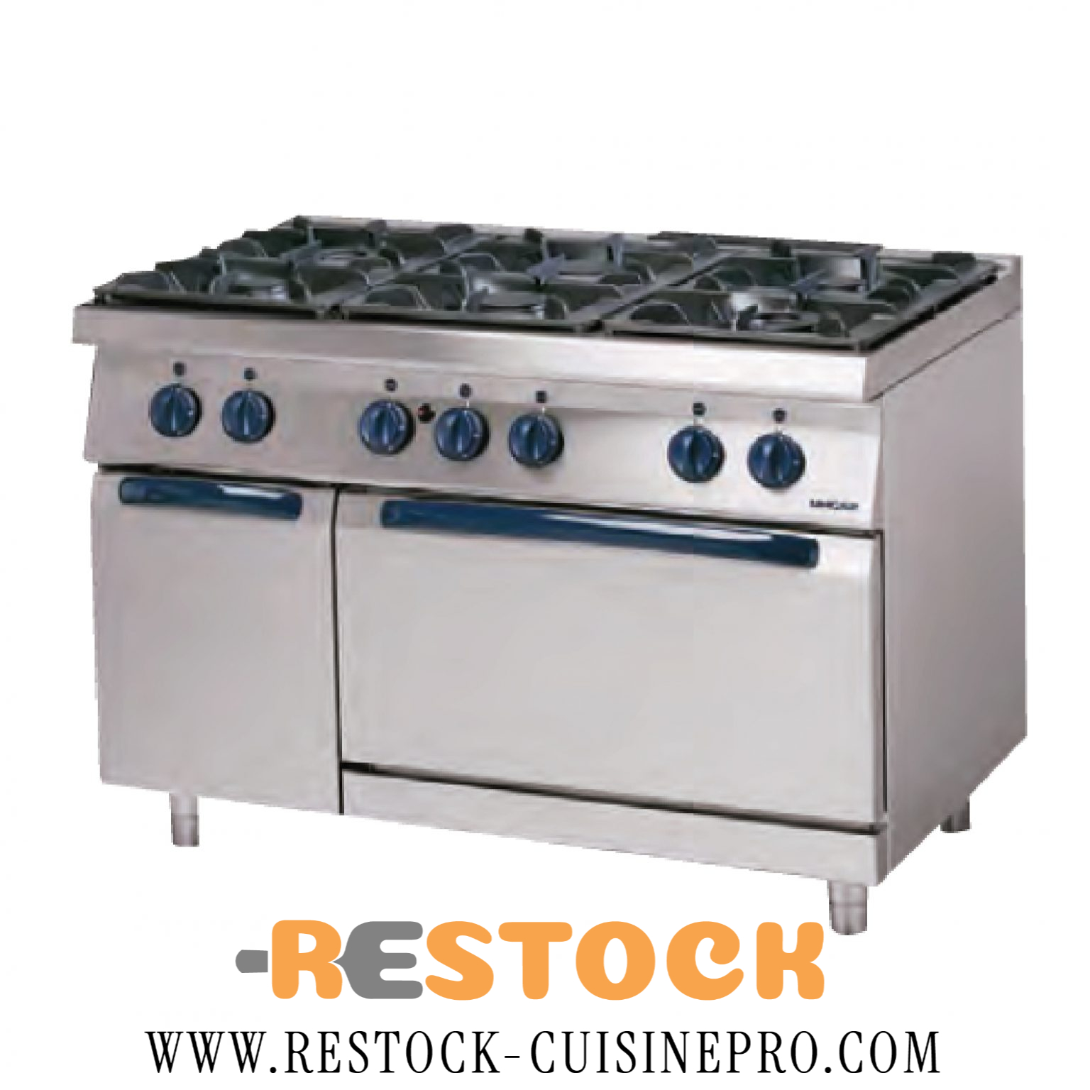 Cuisinière 6 Feux sur Four à Gaz G900 – PRIMAX