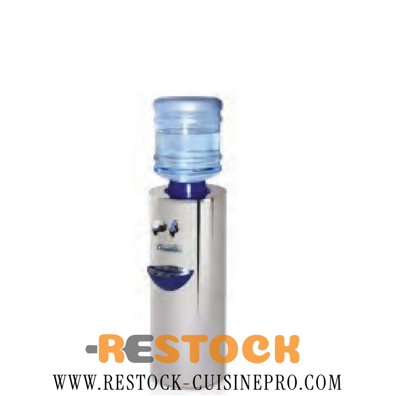 FONTAINE A EAU EN INOX 35 L AVEC BOUTEILLE