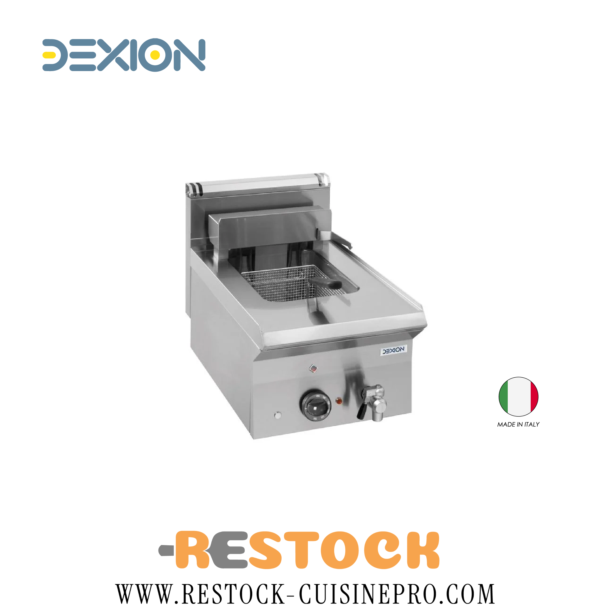 FRITEUSE ELECTRIQUE SIMPLE 10L 380 V A POSER 400X650X290-470 D65EFB4