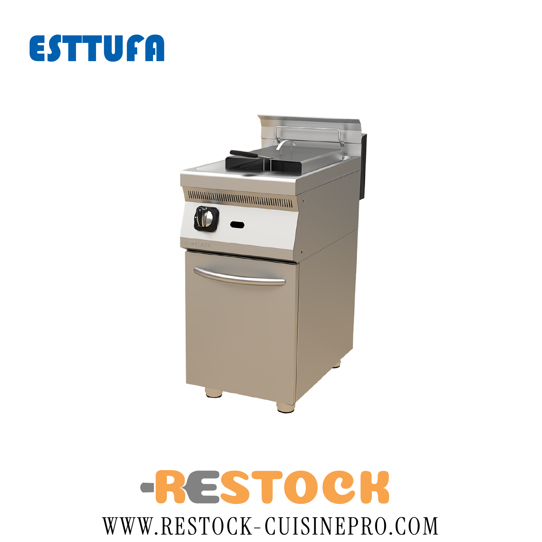 FRITEUSE GAZ SIMPLE 400x700x850 TC.7FG400