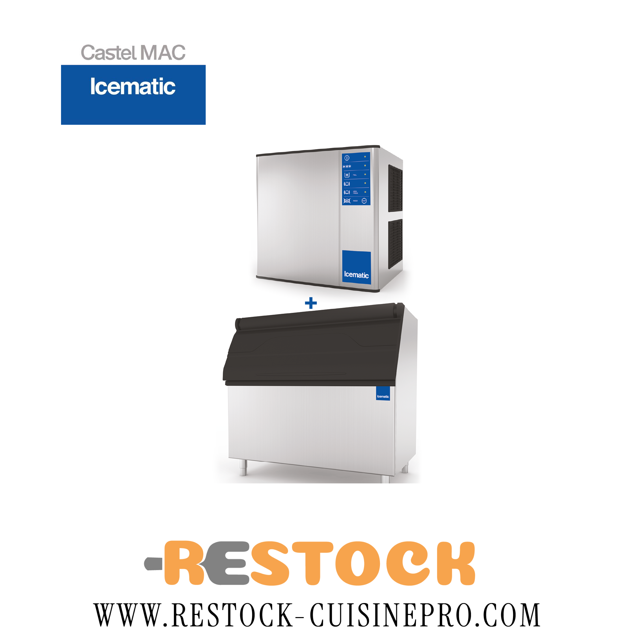 MACHINE A GLACONS M502 + RESERVE D505+KIT COP 52 M502