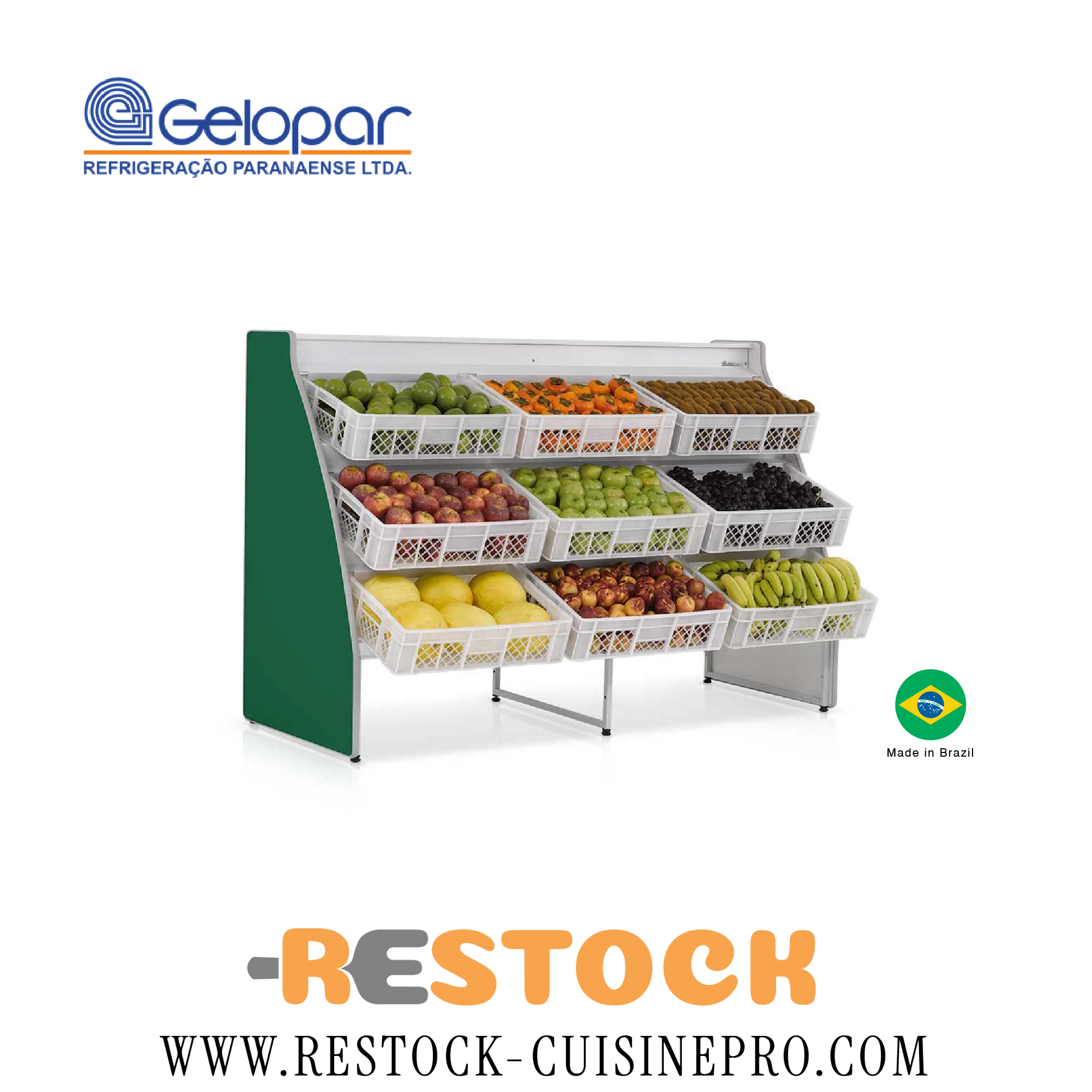 MEUBLE EXPO FRUITS ET LEGUMES 2M80 MHLS-16