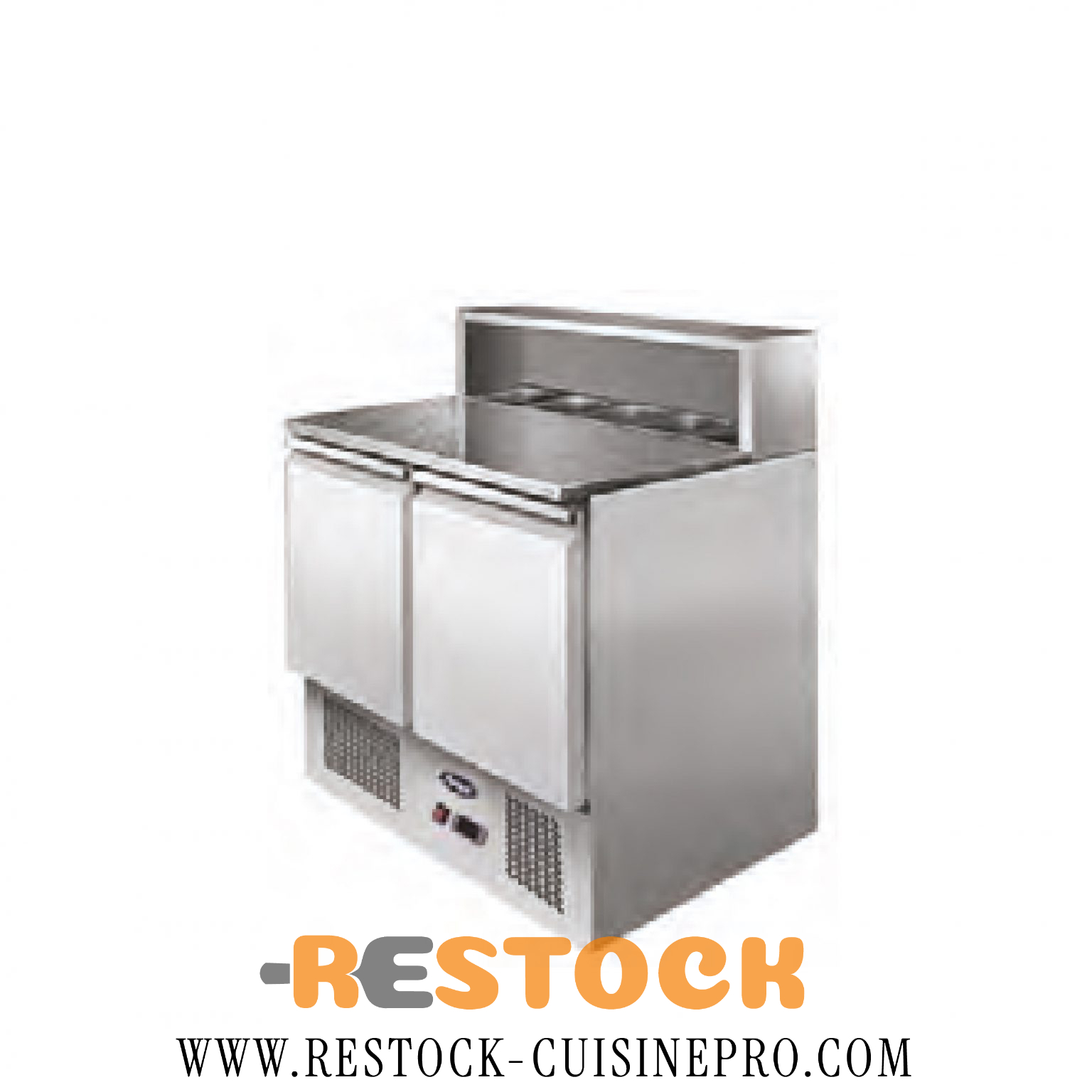 MEUBLE SALADETTE 2 PORTES CASQUE INOX – CUISIFRIOT