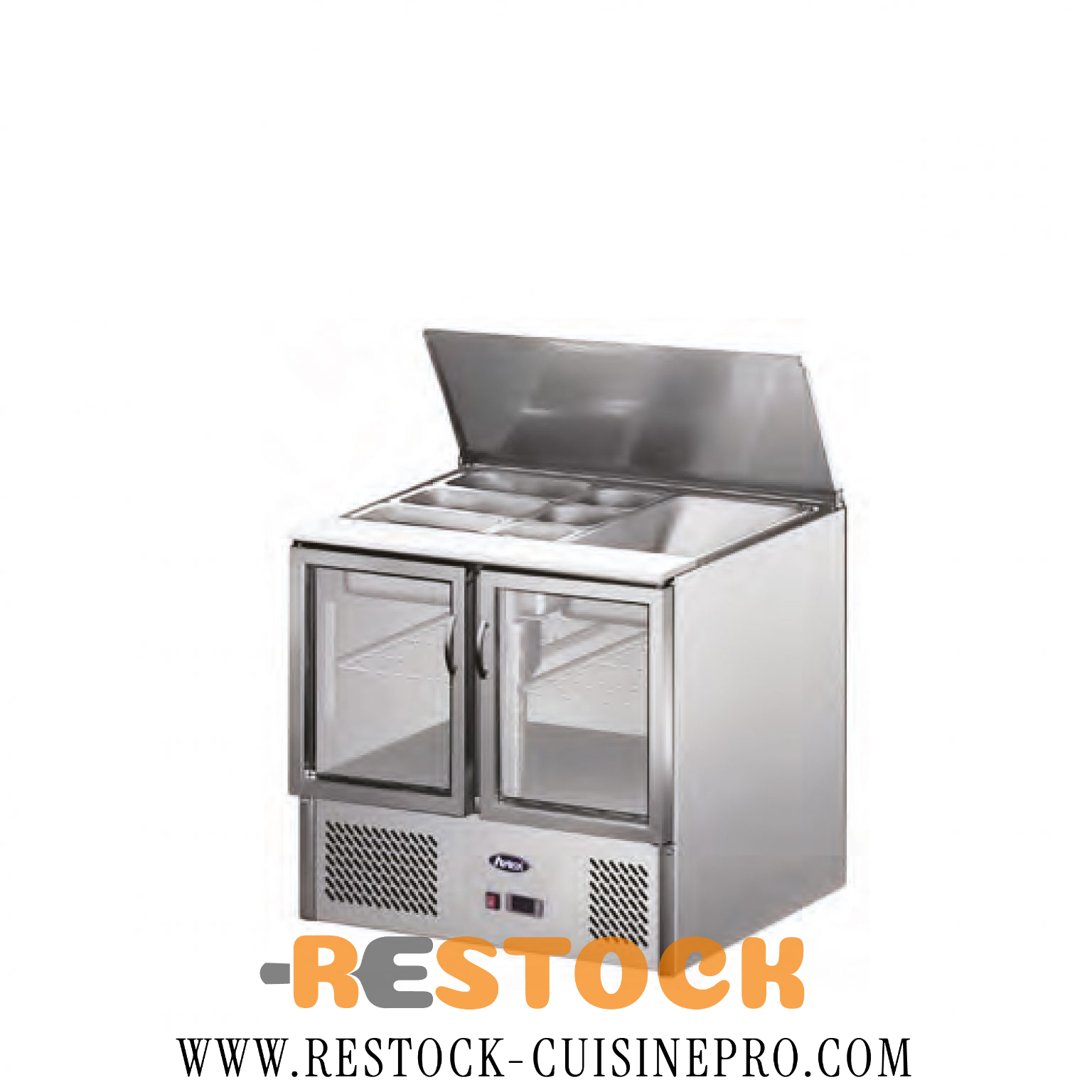 MEUBLE SALADETTE 2 PORTES VITREES – CUISIFRIOT