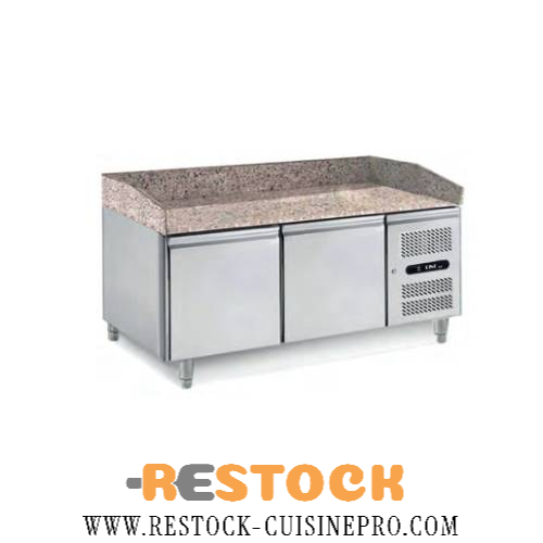 Meuble a pizza Dessus Marbre sans Vitrine Ventile 1.80 M