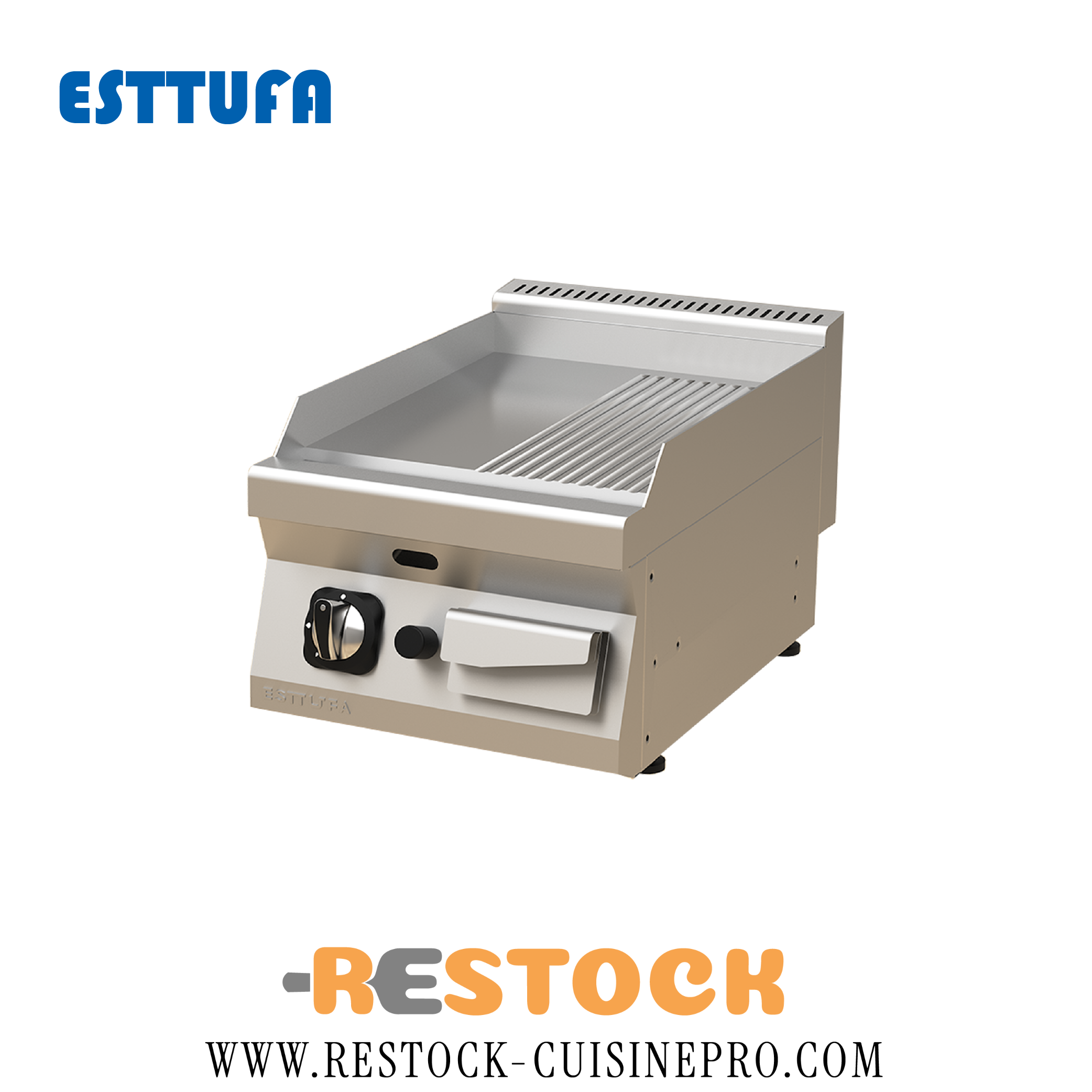 PLAQUE GRILLADE CHROMEE GAZ POSABLE 4070-IZGK