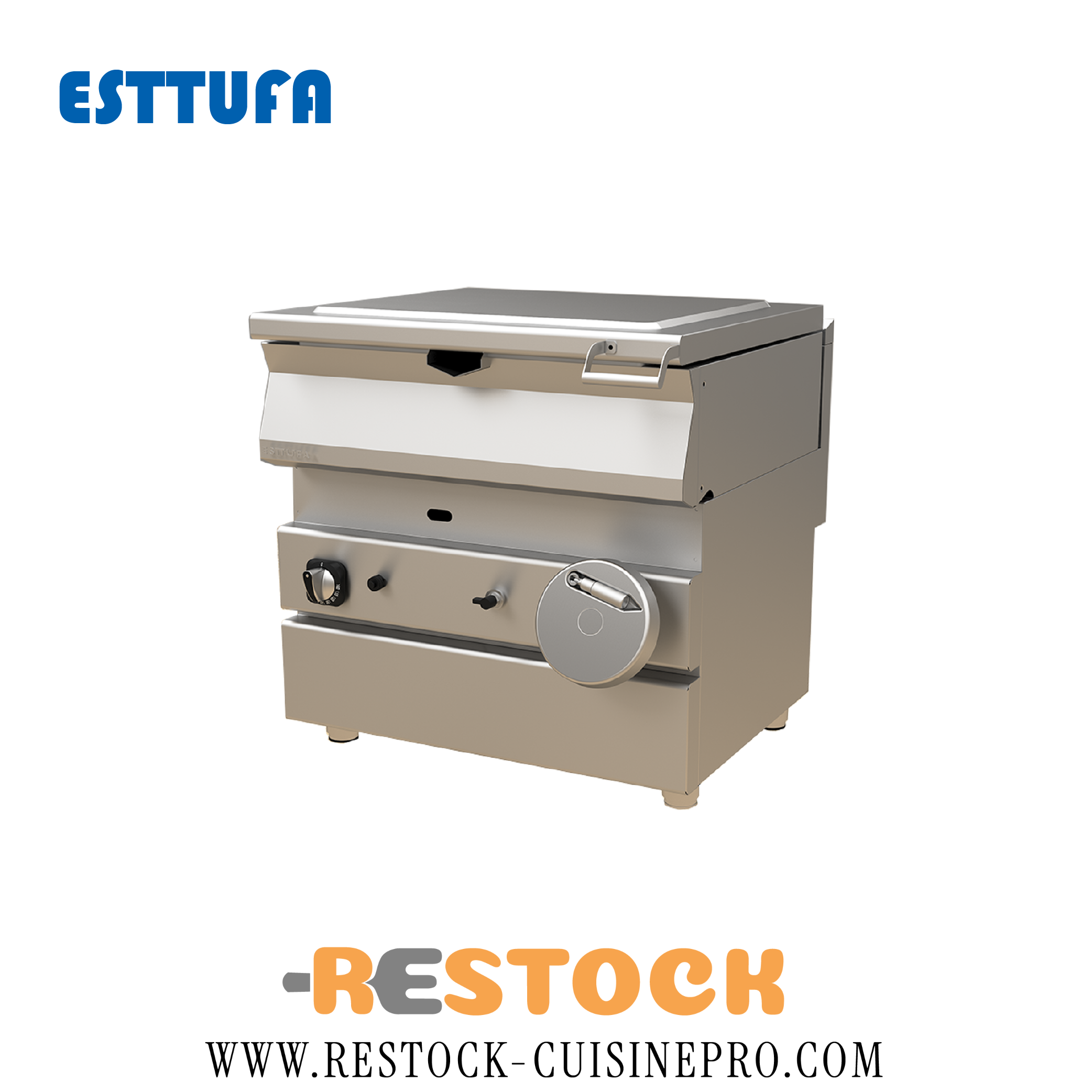 SAUTEUSE BASCULANTE GAZ 800x700x850 TC.7DTG800