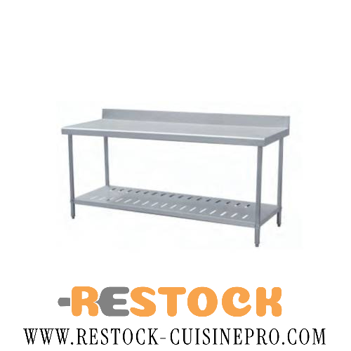 Table de Travail en Inox Murale 1.20 M BILGEINOX