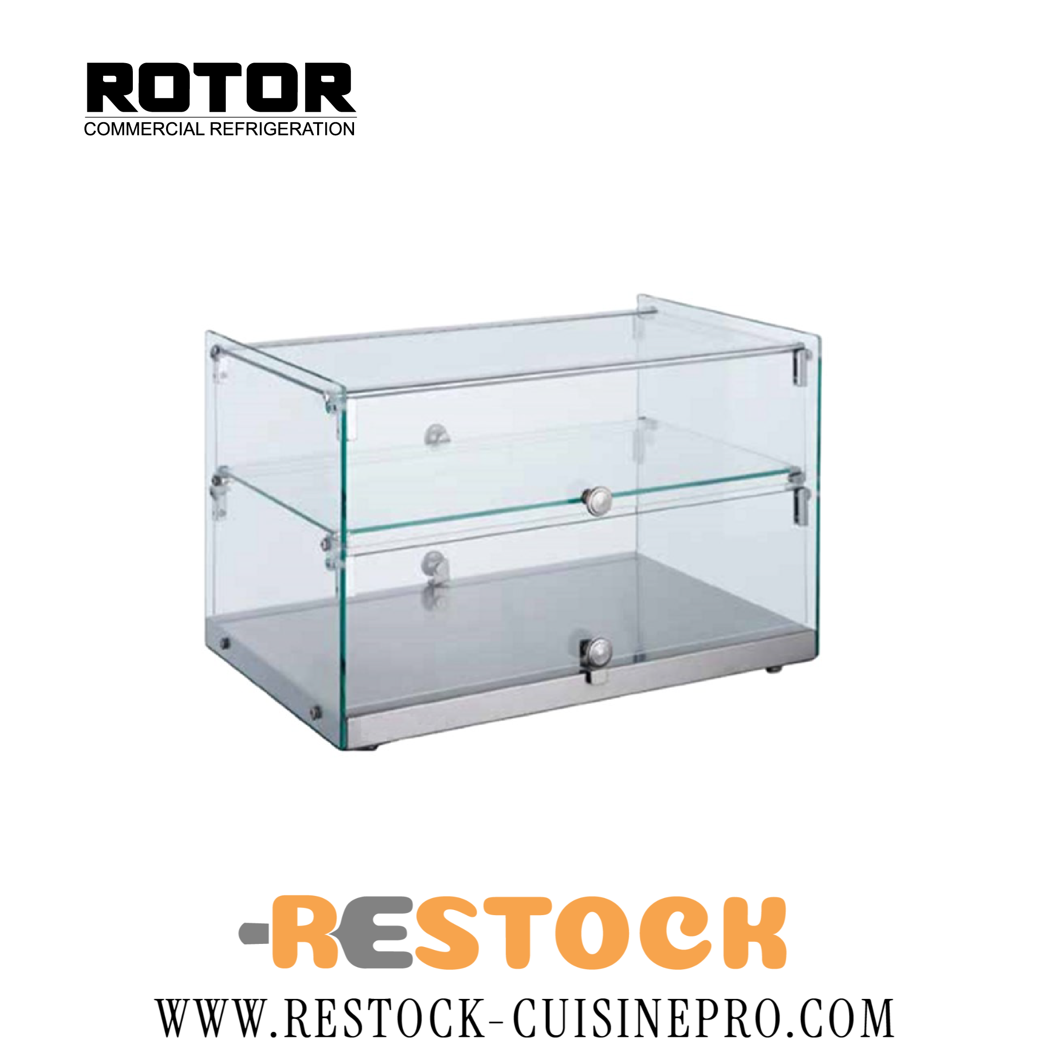 VITRINE CROISSANTS 2 NIVEAUX 50 L RTZ-50L