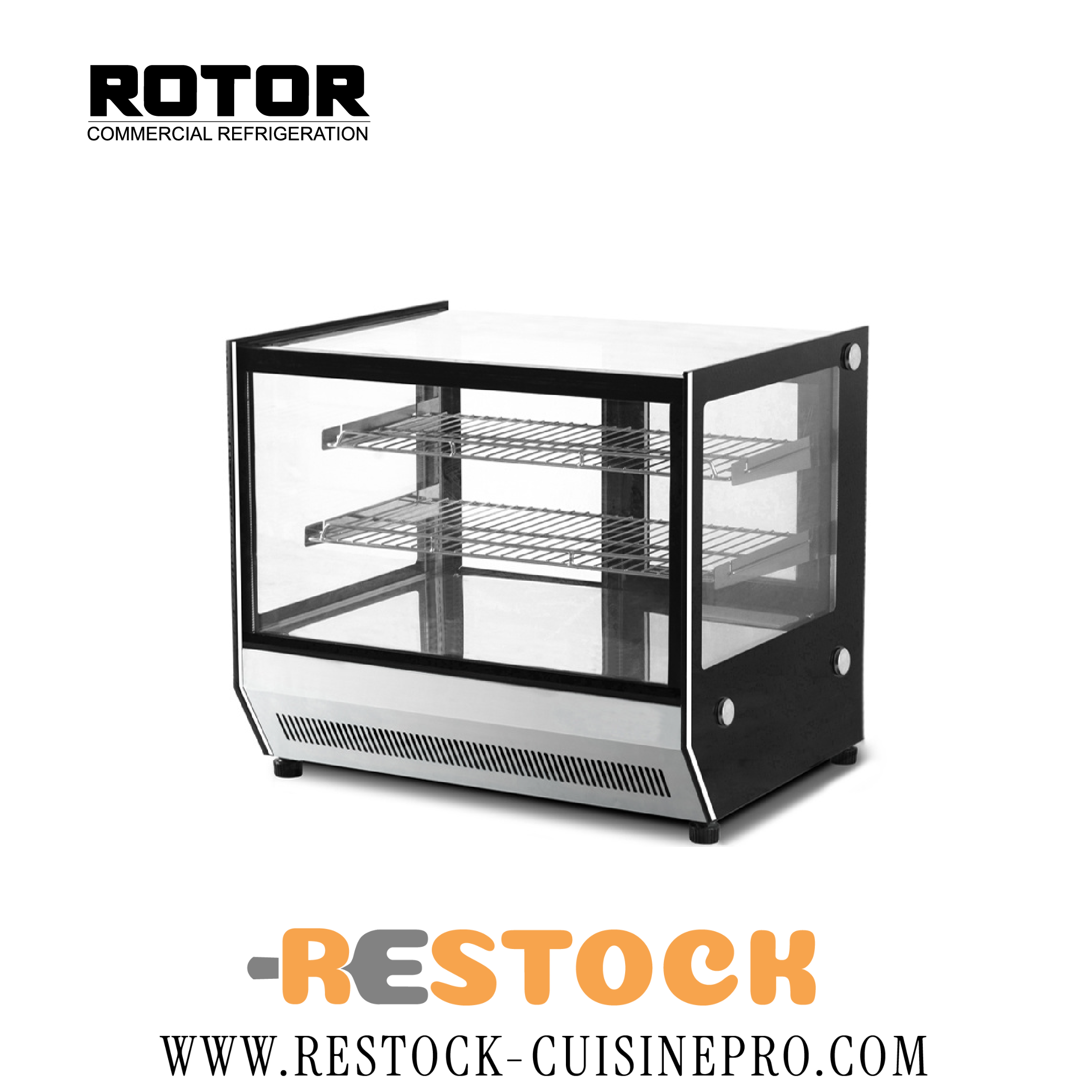 VITRINE REFRIGERE A POSER VERRE DROITE HS-660RT