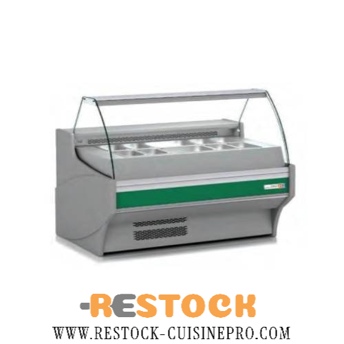 Vitrine a Salade Bombée 2.00 M DOCRILUC