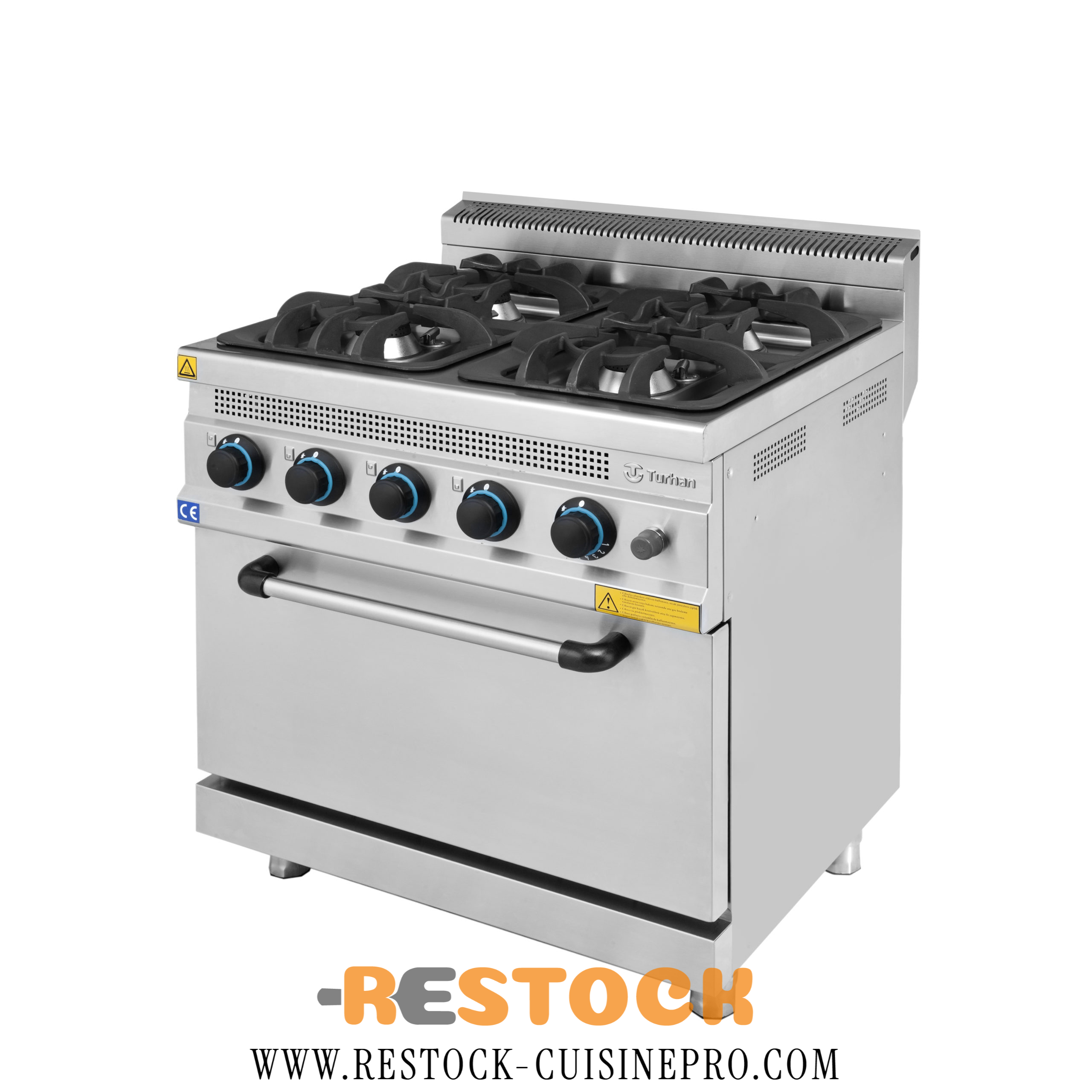 cuisiniere 4 feux gaz sur four estufa turhan celik – la turquie