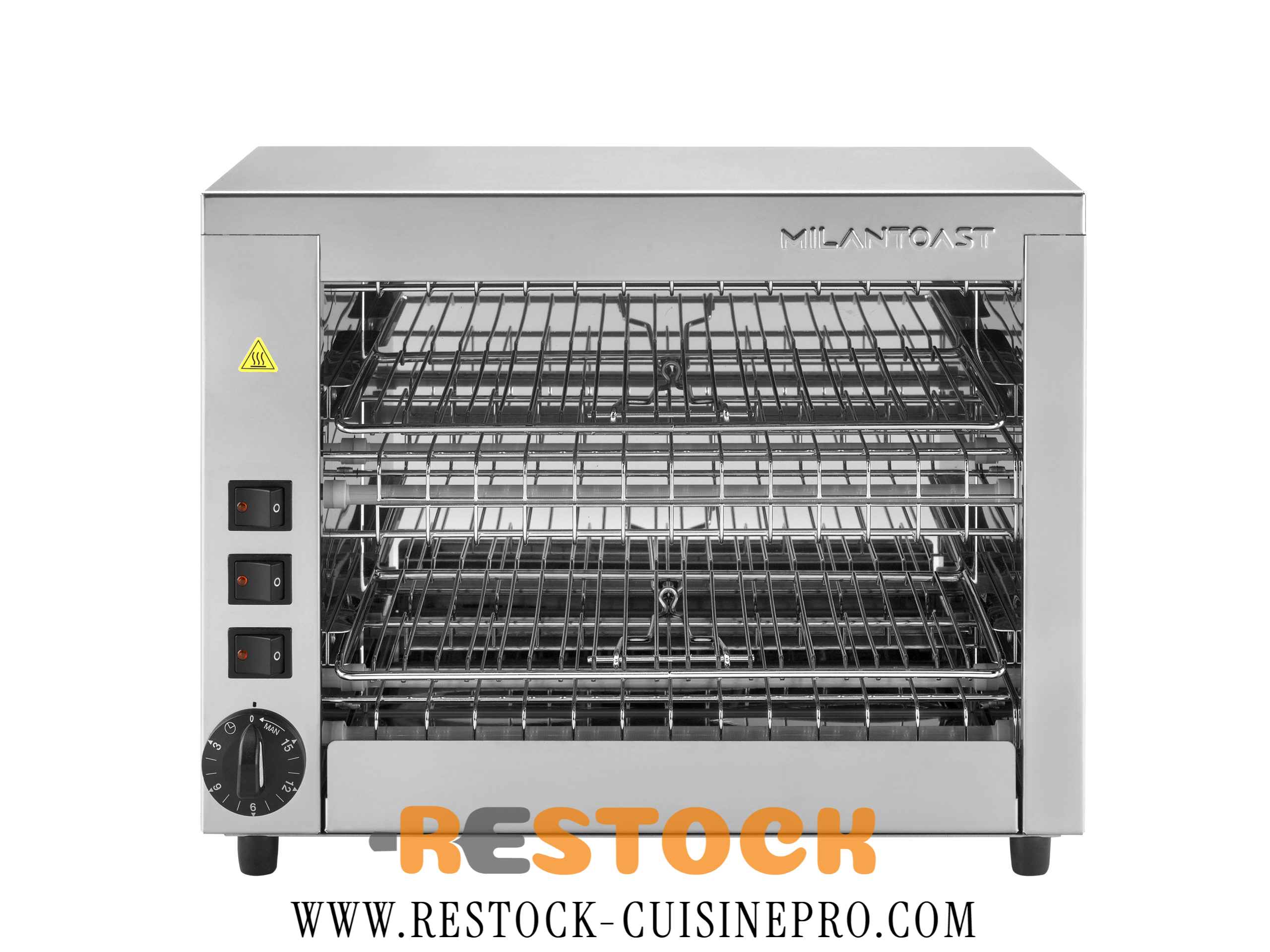 toaster electrique 2 niveaux réf 014055 milantoast – italie