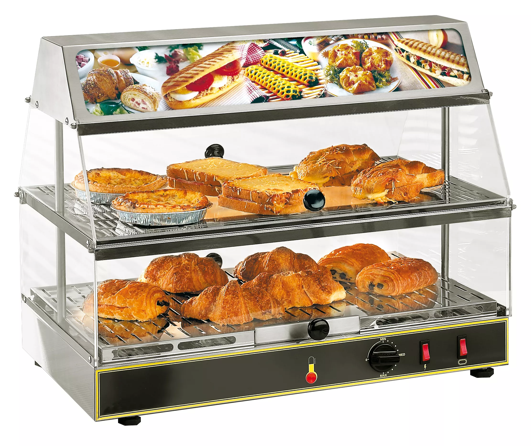 Vitrine chauffe croissants Maroc